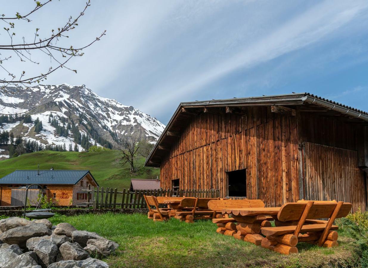 Bergwelt-M - Scheunencamping Schröcken Zewnętrze zdjęcie